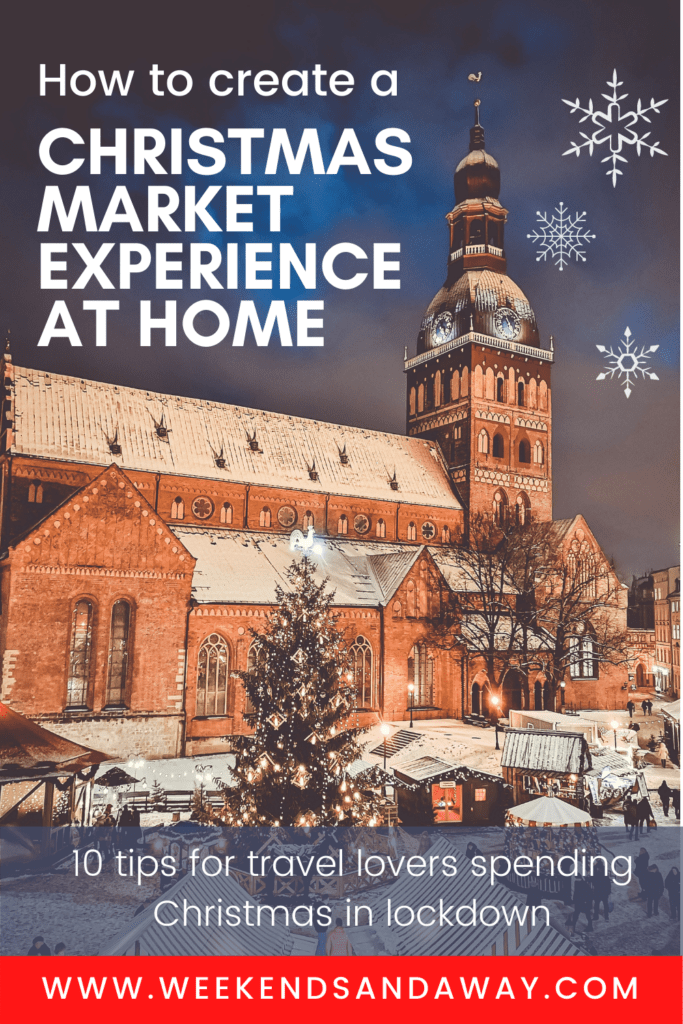 How to create the Christmas market experience at home pin