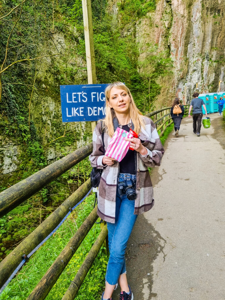 Pop up cinema snacks Peak Cavern