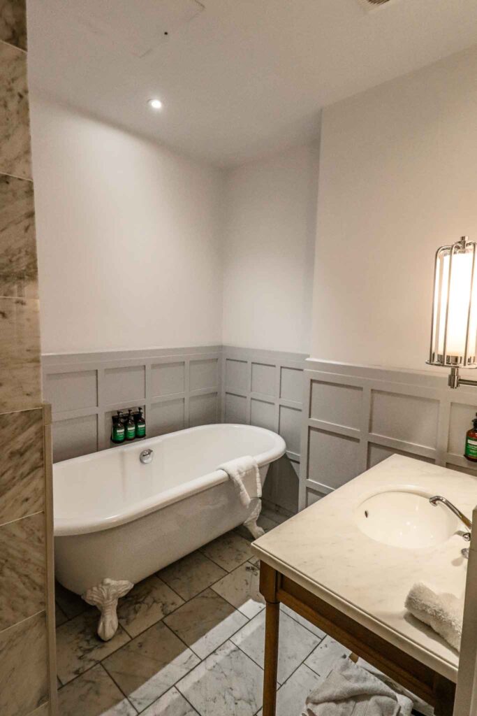Bathroom in the Principal suite at the Principal York hotel