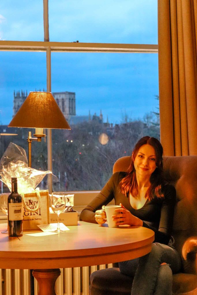 Enjoying the view of York Minster at Principal York