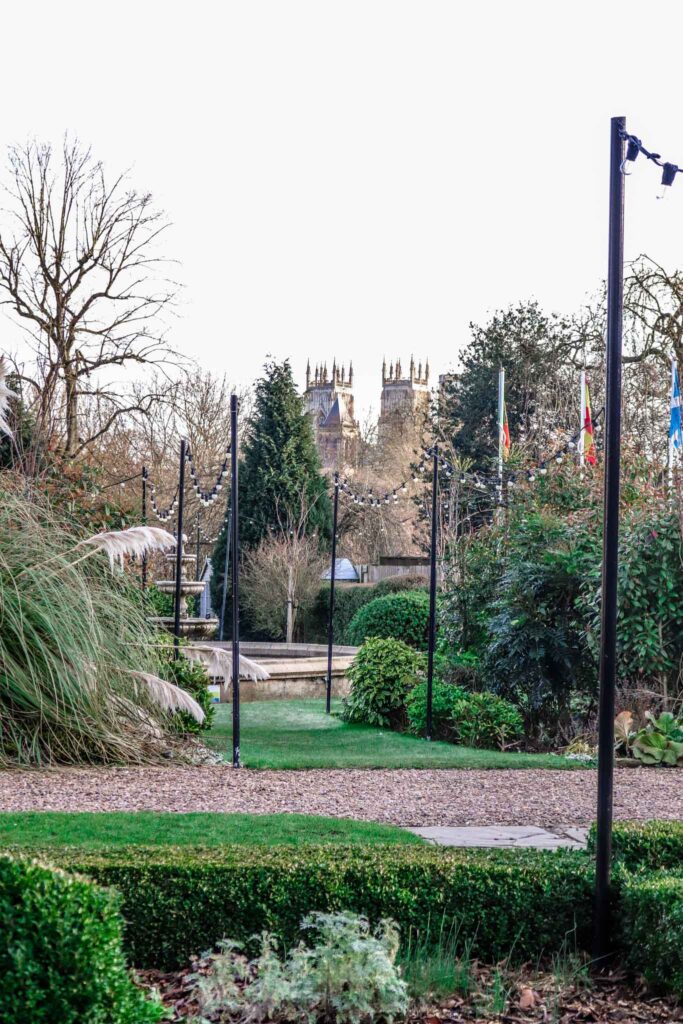 Principal York hotel gardens and view