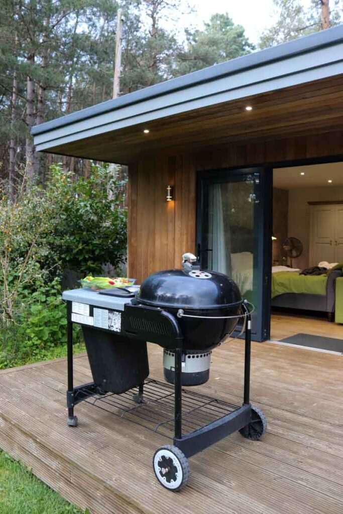 BBQ hire at Panshill Luxury Lodges