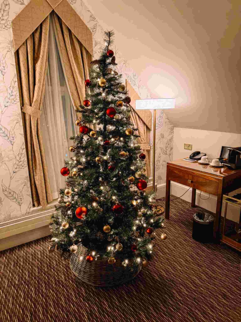 Festive decorations at Rookery Hall