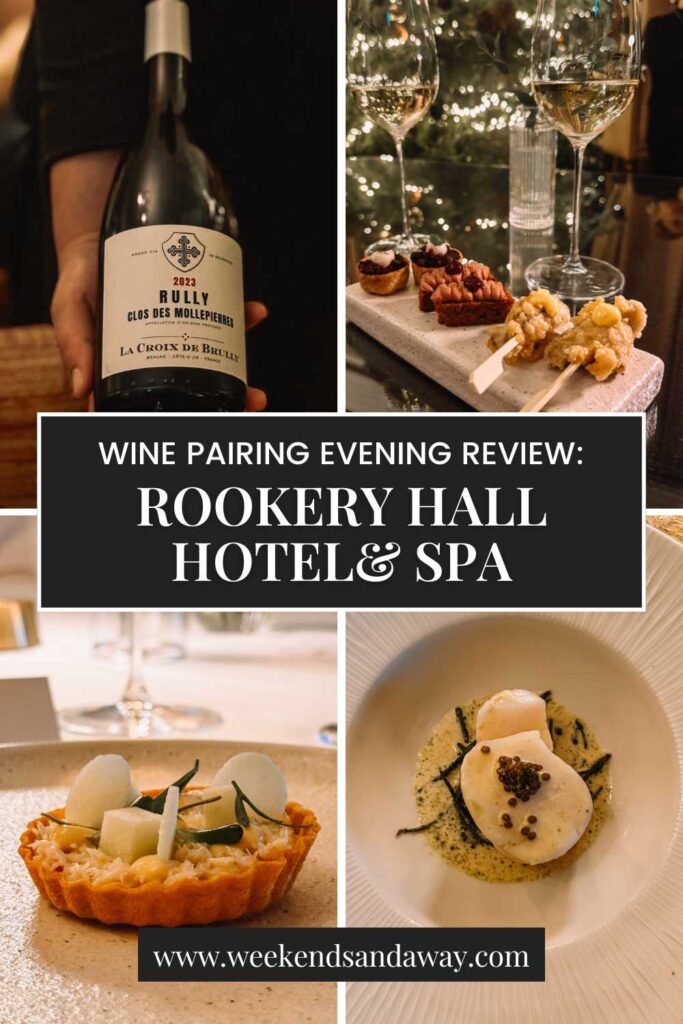 Rookery Hall Hotel Wine Evening pin this 3